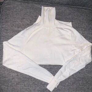 Merino Wool Off White Turtleneck